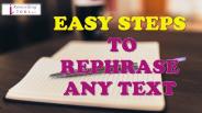Rephrasing Tips