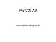 recruitment companies - fastcollab