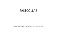 online recruitment systems - fastcollab