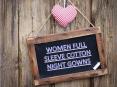 WOMEN FULL SLEEVE COTTON NIGHT GOWNS PowerPoint PPT Presentation
