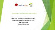Garden Furniture Manufacturers