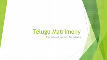 Telugu Matrimonials – Find Your Telugu Matrimony Match
