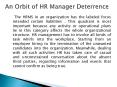 An Orbit of HR Manager Deterrence PowerPoint PPT Presentation