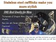 Stainless steel cufflinks make you more stylish PowerPoint PPT Presentation