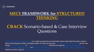 MECE Framework for Structured Thinking