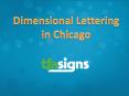 Dimensional Lettering in Chicago PowerPoint PPT Presentation