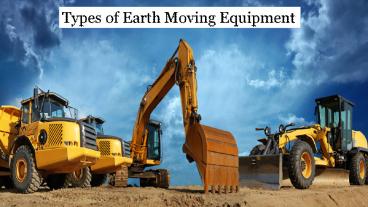Earth Moving Equipment Companies in Sharjah