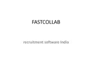 recruitment software india - fastcollab
