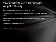 How To Use Green Tea For Weight loss