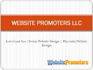 Irvine Website Design - websitepromoters.com