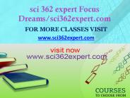 sci 362 expert Focus Dreams/sci362expert.com