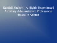 Randall Shelton Kennesaw State University