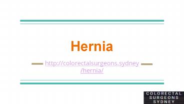 hernia and its symptoms