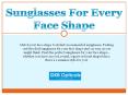 Sunglasses for every face shape PowerPoint PPT Presentation