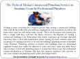 The Perks of Hiring Plumbing Sunshine CoastCommercial Plumbing Services in Sunshine Coast by Professional Plumbers PowerPoint PPT Presentation