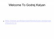 Godrej Properties Kalyan Navi Mumbai