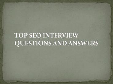 Most asked SEO questions