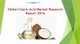 Global Capric Acid Market Research Report 2016 PowerPoint PPT Presentation