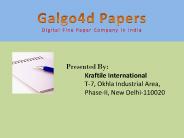 Short brief of Digital Print Paper – Galgo4d Papers