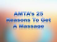 AMTA’s 25 Reasons To Get A Massage
