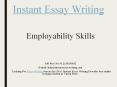 Sample PPT ON Employability Skills PowerPoint PPT Presentation