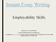 Sample PPT ON Employability Skills