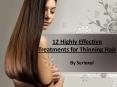 12 Highly Effective Treatments for Thinning Hair PowerPoint PPT Presentation