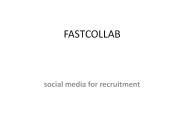 social media for recruitment - fastcollab