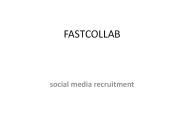 social media recruitment - fastcollab