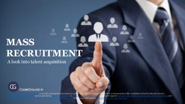 Webinar on Mass Recruiment