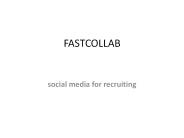 social media for recruiting - fastcollab