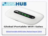 Global Portable WIFI Sales Market Report 2016