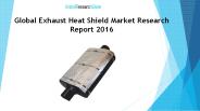 Global Exhaust Heat Shield Market Research Report 2016