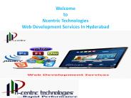 Best Web Development Services In Hyderabad