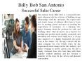 Billy Bob San Antonio - Successful Sales Career (1) PowerPoint PPT Presentation