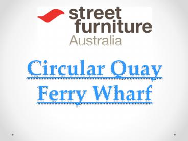 Circular Quay Ferry Wharf