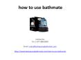 how to use bathmateusa PowerPoint PPT Presentation