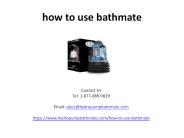 how to use bathmateusa