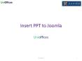 Joomla and PPT PowerPoint PPT Presentation