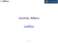 Joomla Menu PowerPoint PPT Presentation