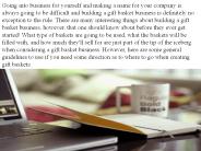 Building Your Gift Basket Business