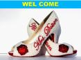 Stunning custom wedding shoes or custom shoes available PowerPoint PPT Presentation