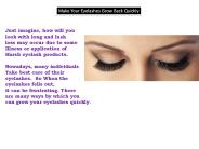 How to grow eyelashes quickly & naturally