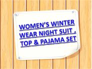 Women Winter Wear Pajama Set