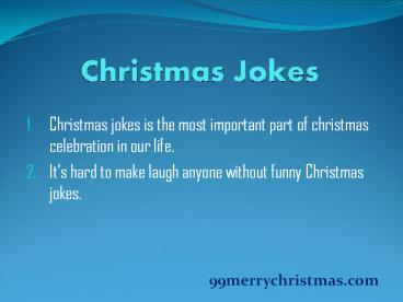 christmas jokes for kids