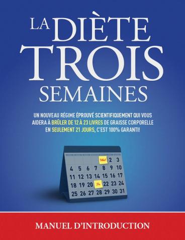 La Diète 3 Semaines Livre Pdf