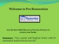 Fire Damage Repair Services, Water Cleanup Services PowerPoint PPT Presentation