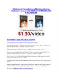 Whiteboard Videos For Local Business Review-MEGA $22,400 Bonus & 65% DISCOUNT