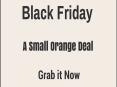 A Small Orange Black Friday Deal PowerPoint PPT Presentation