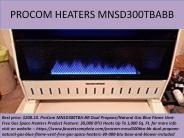PROCOM HEATERS MNSD300T 6